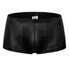 Underpants Sexy Boxer Shorts Men Crocodile Print Boxers Underwear U Pouch Men's Panties Low Waist Hombre Boxershorts Dance Wear