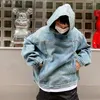 Men's Hoodies High-end Vintage Men Hooded Jacket Sweatshirts Streetwear Casual Y2k Tops Loose Hip Hop Anime Harajuku Pullovers