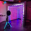 Hot Vogue /360 Uppblåsbar LED 360 fotobåshölje med luftblåsare fotobås för festbröllopshändelsedekoration