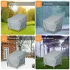 Chair Covers Outdoor Furniture Cover Waterproof Coated Oxford Cloth Sofa Table Garden Stacking Chairs Protective