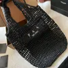 straw bag Tote bag RAFFIA bech bag designer bag Women Handbag Shoulder Bag large Crossbody Shopping Luxury Fashion Tote Bag Black Large capacity shopping bag