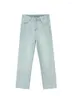 Jeans pour hommes poche oblique droite Baggy blanc japonais décontracté Streetwear pantalon ample Jean Y2k Femme pantalons Hombre vêtements