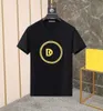 DSQ PHANTOM TURTLE T-shirt da uomo firmata T-shirt italiana con logo moda milanese T-shirt estiva nera bianca Hip Hop Streetwear 102828