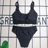 Spela kvinnors designer baddräkter sommar sexiga bikinis modebrev tryck badkläder högkvalitativ lady baddräkter S-XL
