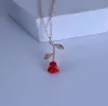 قلادة قلادة رومانسية رومانسية قلادة عيد الحب قلادة هدية لصديقة مصمم مجوهرات إكسسوارات