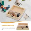 Storage Bottles Hand Stamp Stamps Set Delicate Stationery Craft Sets Alphabet Account Wooden Scrapbook Child Kids Suits