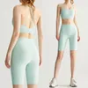 Active Sets Thread Yoga Suit Women's Summer Quick-drying Fashion Model 2023 Suspender Bra Fitness Two-piece Set