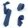 Bow Ties Fashion Men Solid Color Denim Tie 6CM Casual Knot Hand Cotton Shirt Neck Clothing Accessories