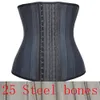 Midja mage shaper latex midja tränare 25 stål ben kvinnor bindemedel och formar korsett modellering rem body shaper colombian bindles bantbälte 230516