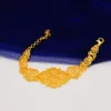 Hochzeitsschmuck-Sets, arabisches Dubai-Schmuckset für Frauen, Ohrringe, äthiopische afrikanische lange Kette, goldfarbene Halskette, Hochzeit, Brautgeschenk 230516