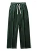 Pantaloni da uomo Pantaloni da uomo Autunno/Inverno Pantaloni sportivi in velluto Uomo/Donna Unisex Wide Le Strait Velour Streetwear Stretched Loose Joers Pantaloni Z230728