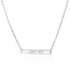 Chains Sterling Silver Necklaces 925 For Women Letter Good Luck Jewelry