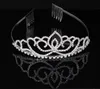 Headpieces hoogwaardige luxe kristallen strass bruids bruids bruidstiara's en kronen haaraccessoires ornamenten verzilverd