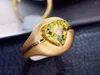 Кластерные кольца hjy chrysoberyl Real 18k Gold Natural Gemstones 2,53CT Женская свадьба для женщин прекрасное кольцо