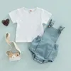 Pajamas Ma Bayi 0 24M Set Baju Laki laki Baru Lahir T shirt Lengan Pendek Pakaian Celana Korduroi Kostum Musim Panas D01 230516