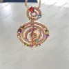 Chaînes Top Sterling Argent Couleur Circulaire Transit Collier De Mode Classique Avec Inventaire Belle Chaîne De Chandail Cadeau D'anniversaire Des Femmes