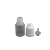 500 Stück E-Flüssigkeits-Tropfflaschen, 3 ml, 5 ml, 10 ml, 15 ml, 20 ml, 30 ml, 50 ml, Kunststoffflaschen mit kindersicherem Verschluss und dünnen Spitzen, leerer Behälter für Saft