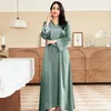 Abbigliamento etnico Dubai Paillettes Donne musulmane Abaya Elegante abito lungo lungo Turchia Arabo Saudi Kaftan Islam Party Jalabiya Caftan Eid Ramadan