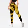 Leggings voor dames Asheywr Tie kleurstof naadloze vrouwen magere hoge taille push -up workout legging jacquard elastische fitness vrouw