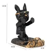 Porte-objets décoratifs Accessoires pour la maison Sculpture de bouledogue Support de téléphone portable Chambre Statue de chien mignon Accessoires de bureau Accessoires de téléphone portable créatifs 230516