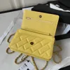 Designer Shoulder Bags shape Quilted Chain Strap Cross Body bags Leather Top Handle Handbags lady Casual totes Luxury purse Tape box