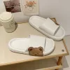 Casa Homens de verão Sandálias Men slides de praia chinelos desenho animado urso de grossa sola unissex banheiro tênis sapatos zapatillas