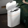 Waste Bins 16L 13L Smart Sensor Trash Can Electronic Automatic Rubbish Waterproof Bathroom Dustbin Home Induction Garbage Bin wth Lid