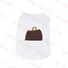 Designer New Pets Tank Top Top Jacquard Bolsa Tirada Camista Dogs Casta Letter Tees de animais de estimação Três cores