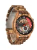 Wristwatches 2023 Creative Stylish Design Solid Wood Ebony Zebra Watches Environment Friendly Quartz Cashual Nice Men