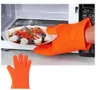 Wholesale Heat Resistant Silicone Glove Cooking Baking BBQ Oven Pot Holder Mitt Kitchen Red Hot Search