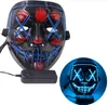 유로 아메리카 핫 페스티브 파티 할로윈 마스크 LED LIGHT LIGHT RED GREEN MASKS FESTIENT COSPLAY 의상 용품 멀티 선택