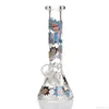 8" glass pipe thick beaker bongs oil rigs water pipes Hookahs 18.8mm joint Ice Catcher bubbler for smoking