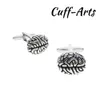 Links de abotoaduras para homens Brain Cufflinks Mens Cuff Jewelry Mens Presentes vintage Bufflinks Gemelos por Cuffarts C10352