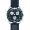 Quarz Designer Montre-Bracelet Nylon Montres De Luxe Édition Limitée Master Montre-Bracelet Biocéramique Planet Moon Designer Hommes Montres Fonction Complète