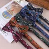 Bow Ties Ties Zestawy męskie kropki kwiatowy hanky bowtie 6cm niebieski kaset kieszonkowy plac dla mężczyzn garnitury przyjęcia weselne