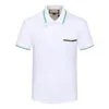 Polos Mens Designer T Shirt High Street Haftowe Burreys Czarne białe szyję polo z krótkim rękawem Wysokiej jakości bawełna g koszulka klasyczna wygodna swobodna koszula l