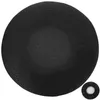 Chaves de cadeira almofadas de fezes preto círculo de toalhas de mesa redonda