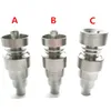 GR2 Titanium nail Domeless 6 in 1 10mm 14mm 18mm Joint Male and Female Universal Convenient For Glass Bongs Water Pipes Dab Rigs