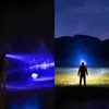 懐中電灯トーチパープルホワイトデュアルライト懐中電灯LED Ultraviolet Torch Zoom Retractable懐中電灯ランプ蛍光エージェント検出懐中電灯P230517