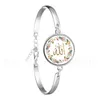 Link Armbänder Kette Happy Ramadan Armband 16mm Glaskuppel Cabochon Arabisch Muslim Islamischer Gott Armreif Schmuck Geschenk für Freunde