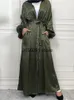 Ethnic Clothing Ramadan Open Kimono Abaya Dubai Turkije Islam Moslim Jurk Robe Femme Musulmane Voor Vrouwen Kaftan