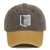 Boll Caps New Fashion Cartoon Baseball Cap Men Women Attack On Titan broderi Anime Sports Snapback Hip Hop Cotton Sun Visor Hat Ep0437 AA220517