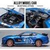 Diecast Model Araç Ücretsiz Hediye Ölçeği Mustang Shelby GT500 M8 Fantom Metal Diecast Alaşım Oyuncak Araç Modeli Çocuk Aracı Hızlı ve Öfkeli 230517