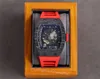 ZY Watches RM010 316L Rafinowana stalowa obudowa w pełni automatyczna importowany ruch mechaniczny Rozmiar 49 mmx15 mm naturalny guma średnica 41 mm