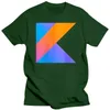 Heren t shirts heren t-shirt kotlin logo shirt voor programmeurs klassieke gedrukte t-shirt tees top