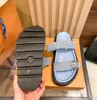 Zomer zomer slippers nieuwe stijl cowboy printen sandaal hoogwaardige vrijetijds vrijetijdsbodem plat bodem sandaal modeontwerper outdoor sandbeach schoenen slippers slippers