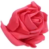 Декоративные цветы 50x пена розы искусственные цветочные свадебные свадебные невеста Букет декор Diy Red