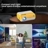 Proiettori Salange mini Proyektor 2023 P80 Baru Mendukung 1080P 4000 Lumen Mini WiFi Video Beamer Home Cinema Movie LED Projetor 230517