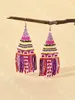 Dangle Earrings Original Bohemian Ethnic Exotic Short Tassels Handmade Rice Beads Source Manufacturers