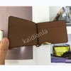 Pocket Organizador de bolso compacto de alta qualidade Letores de cartões de designer moda de luxo curto lote múltipla carteira de moeda damier grafite tela com caixa